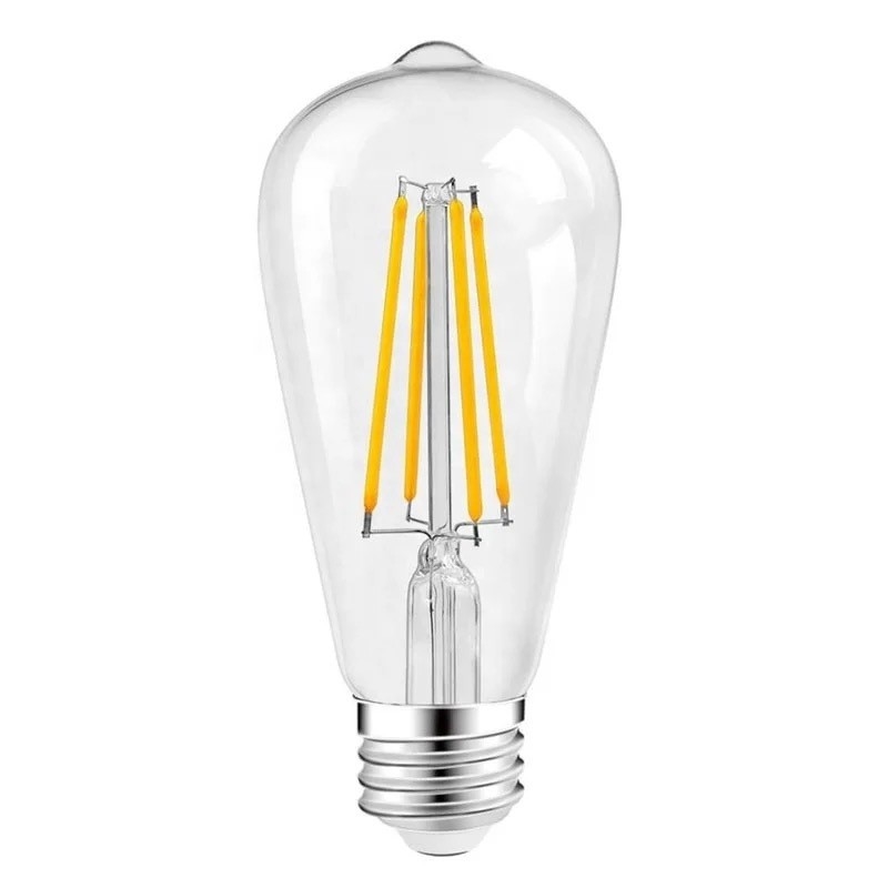3000K 7W 800LM Dim LED Filament Bulb E27 Βασικός τύπος για διάρκεια ζωής 30000 ωρών