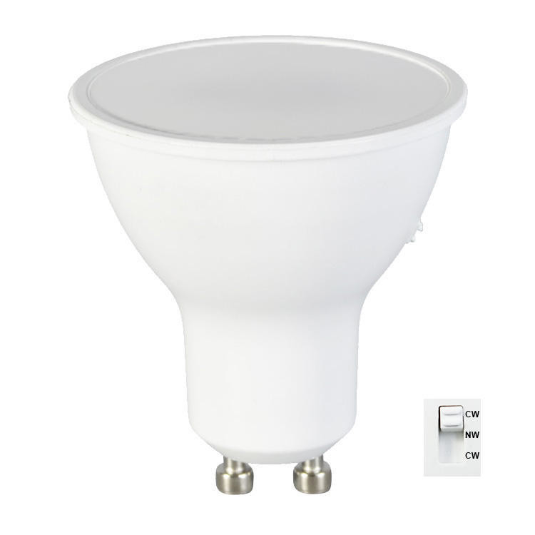 Οικιακή Ενδυμασία LED λάμπα 3-Βήμα CCT Αλλαγή 5W 7W GU10/MR16 Φωτό με διακόπτη
